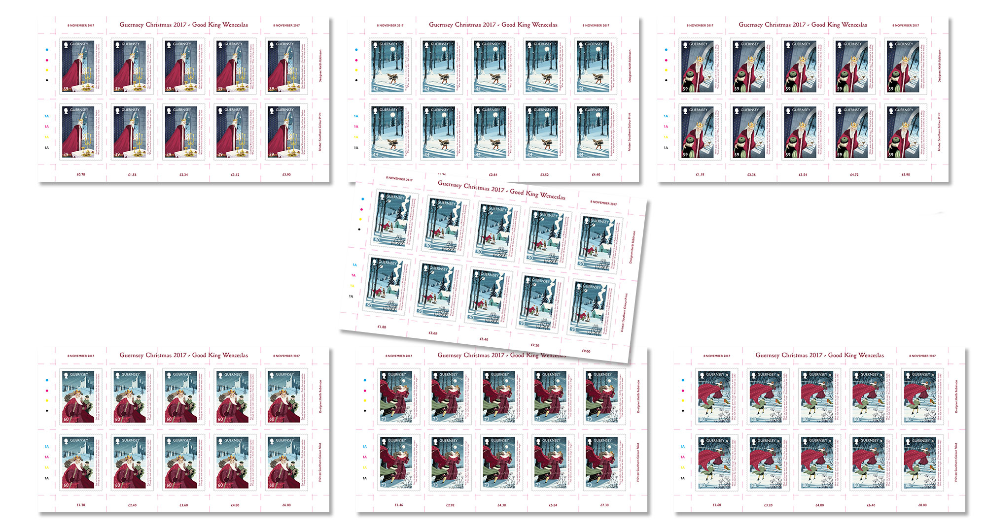 Sheets of 10